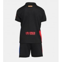 Camisa de Futebol Barcelona Equipamento Secundário Infantil 2024-25 Manga Curta (+ Calças curtas)